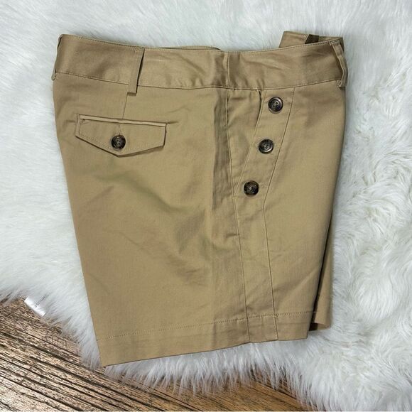 Willi Smith Tan Cargo Shorts with Tailored Look - Picture 7 of 8